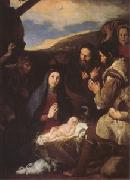 Jusepe de Ribera The Adoration of the Shepherds (mk05) Spain oil painting artist